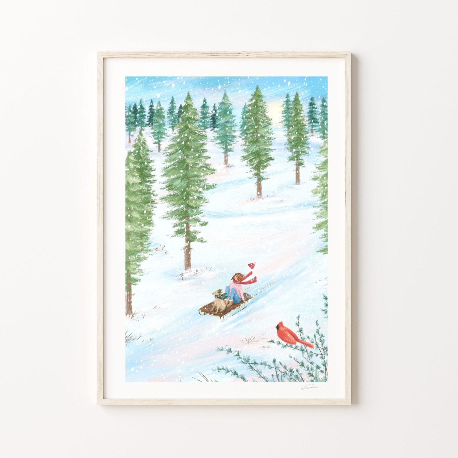Sleigh Ride Art Print