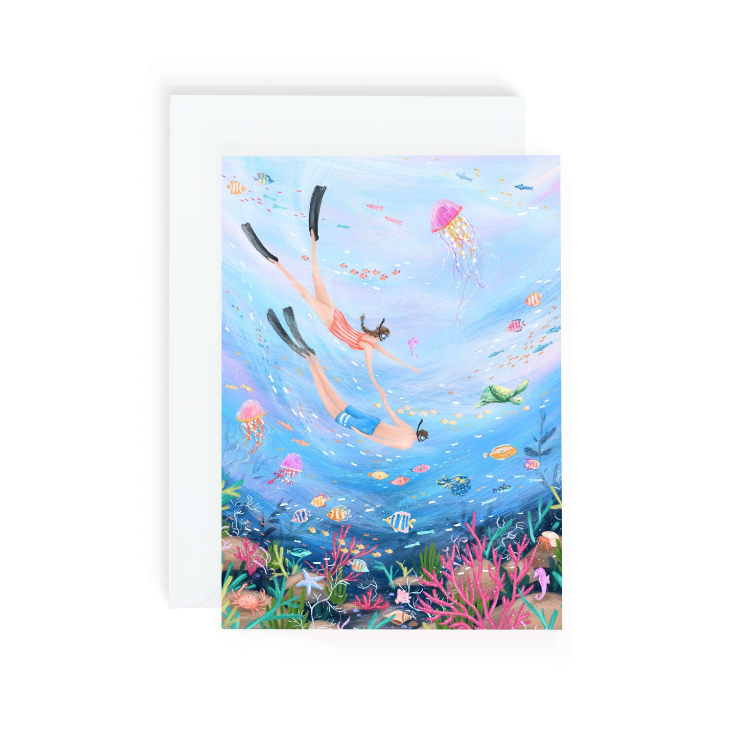 Snorkel Divers Card