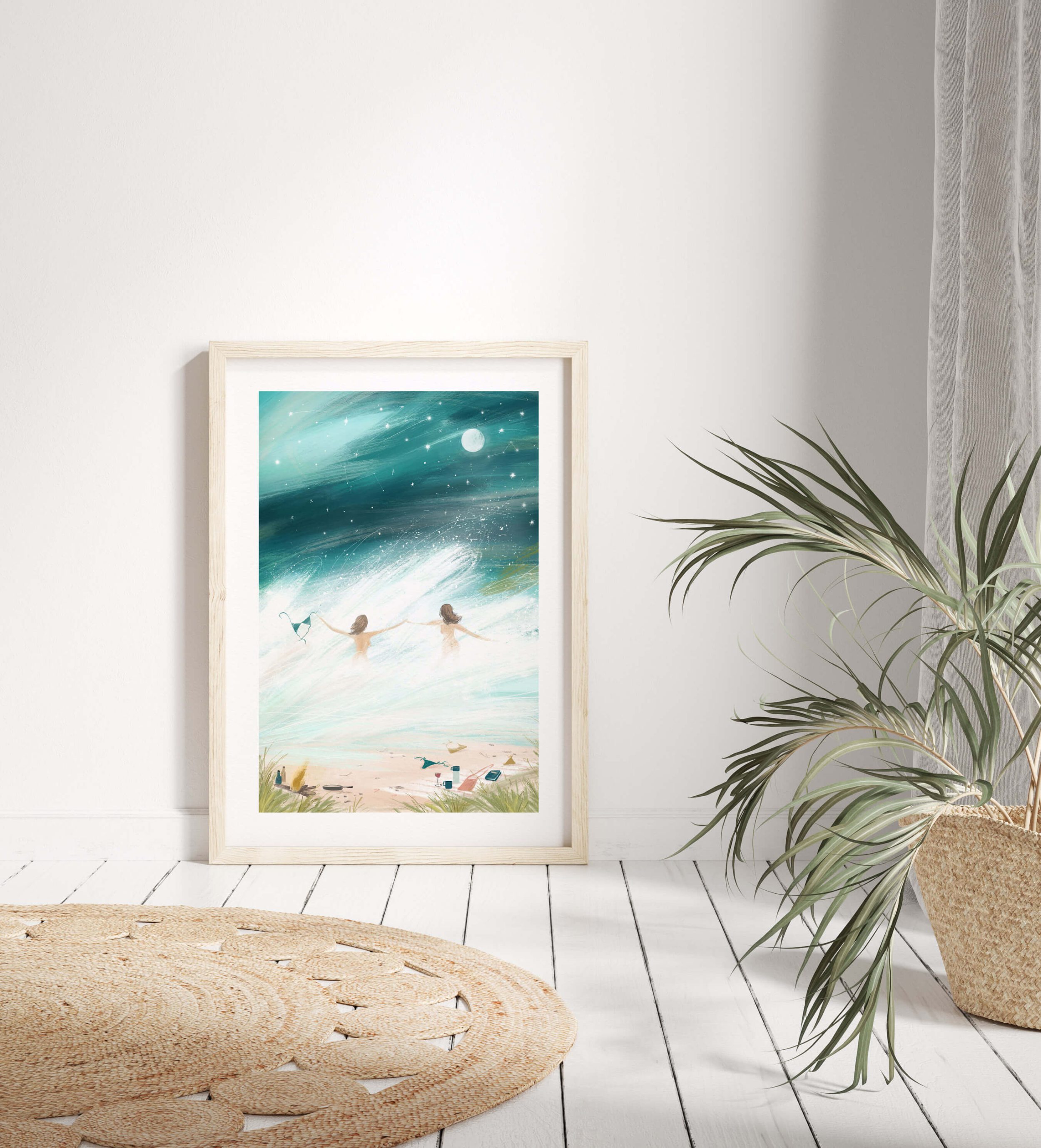 Wild Swimmers Art Print - Image 5